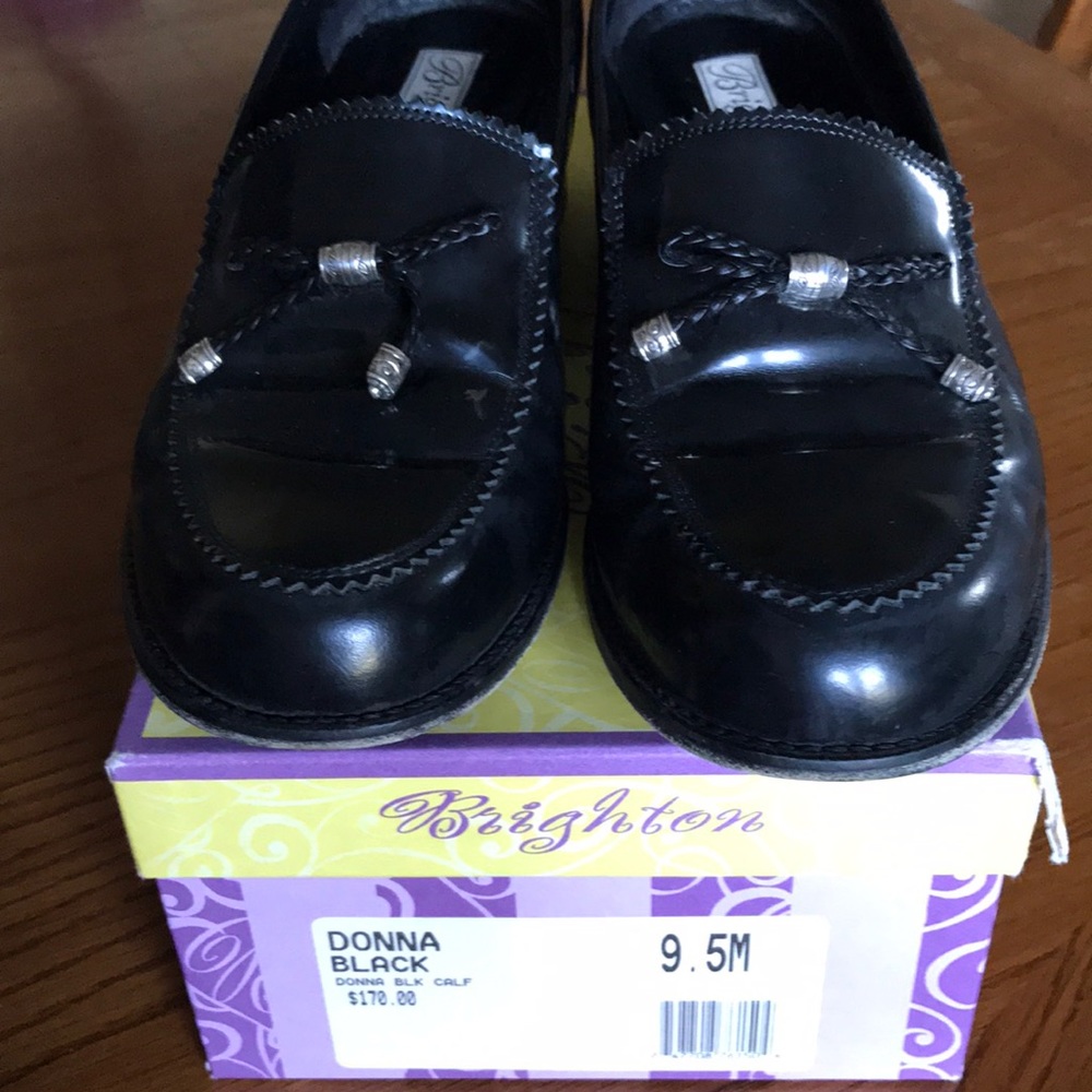 Brighton Donna - Classic Black Loafers